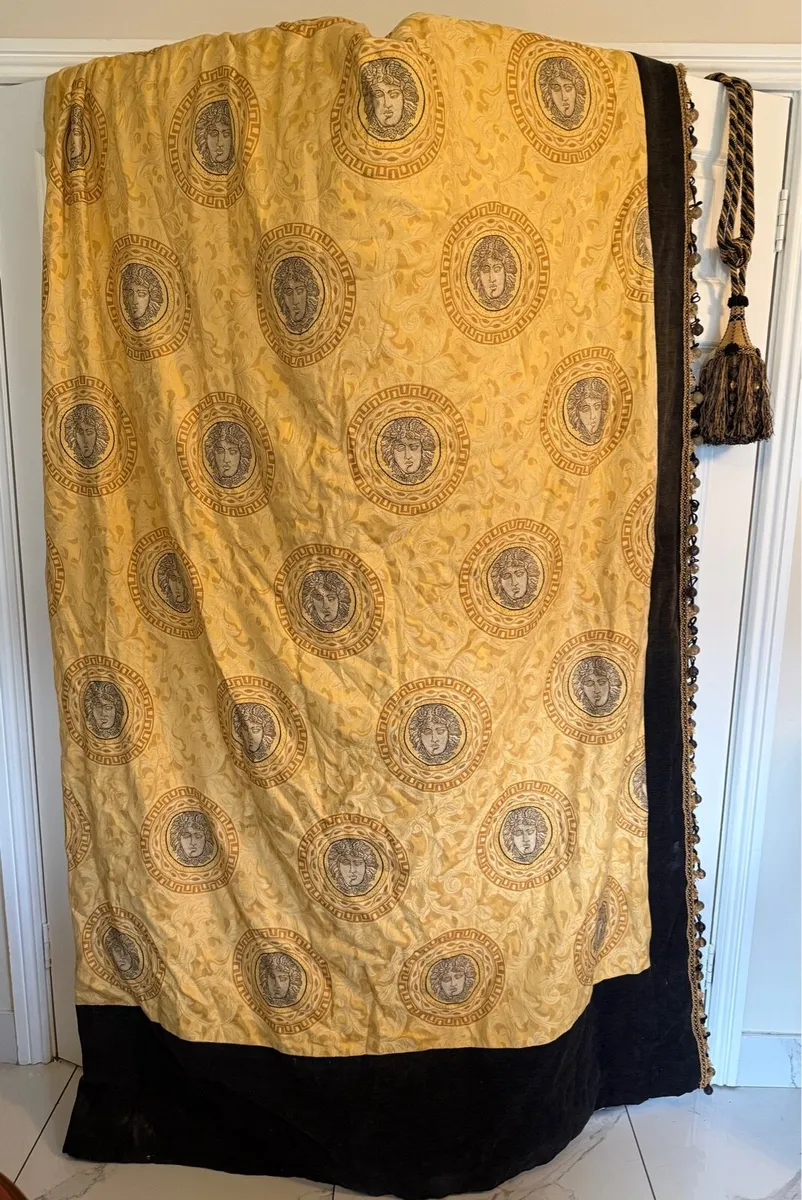 Beautiful Versace Medusa Head Curtain - Image 2
