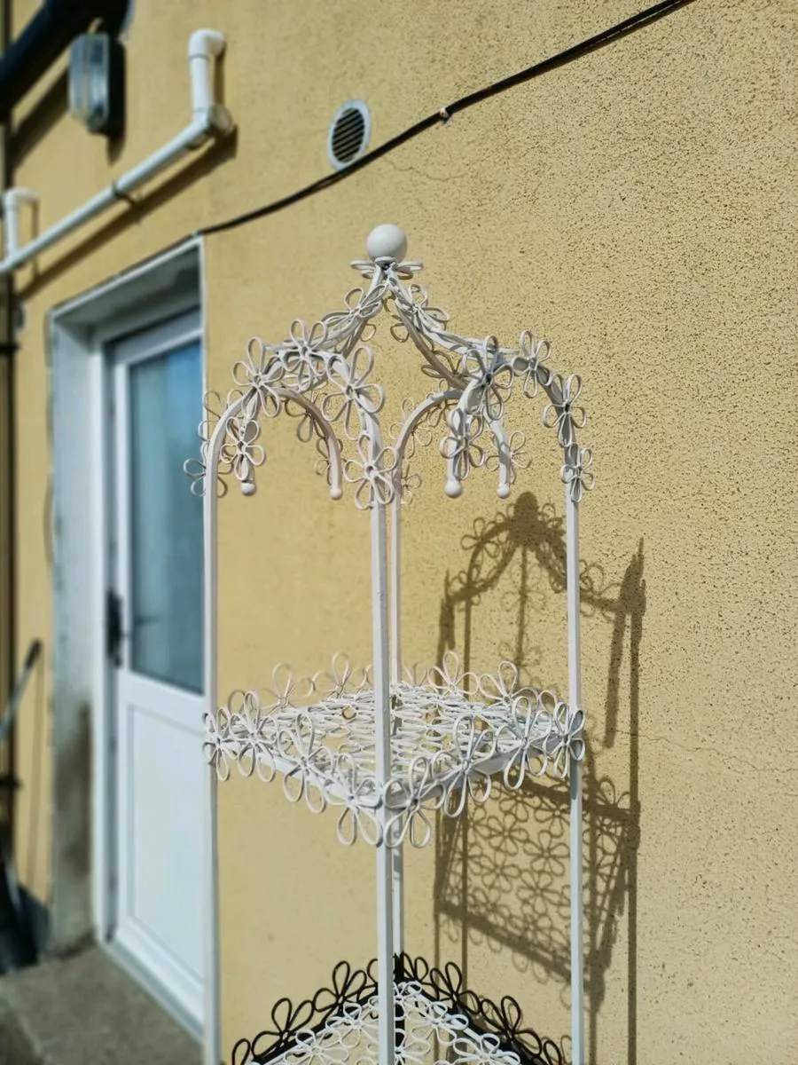 Wrought Iron Plant Stand - Image 4