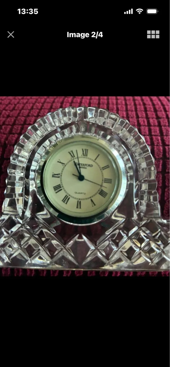 Vintage Waterford crystal Desk Clock - Image 2