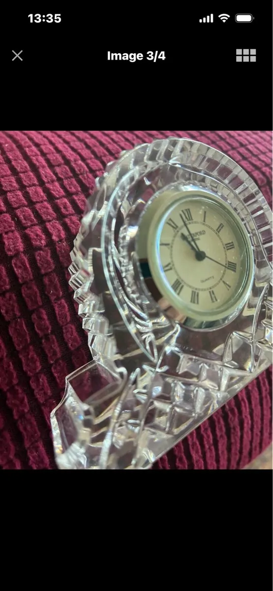 Vintage Waterford crystal Desk Clock - Image 3