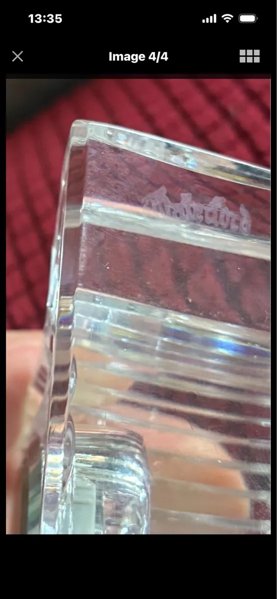 Vintage Waterford crystal Desk Clock - Image 4