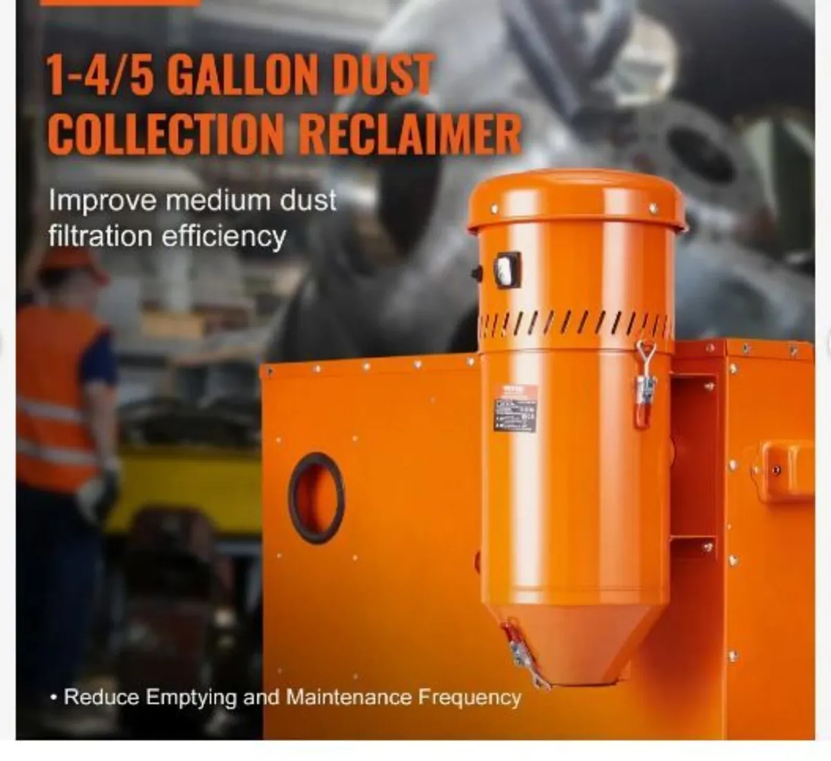 Dust Collection System: 1450W - Image 4