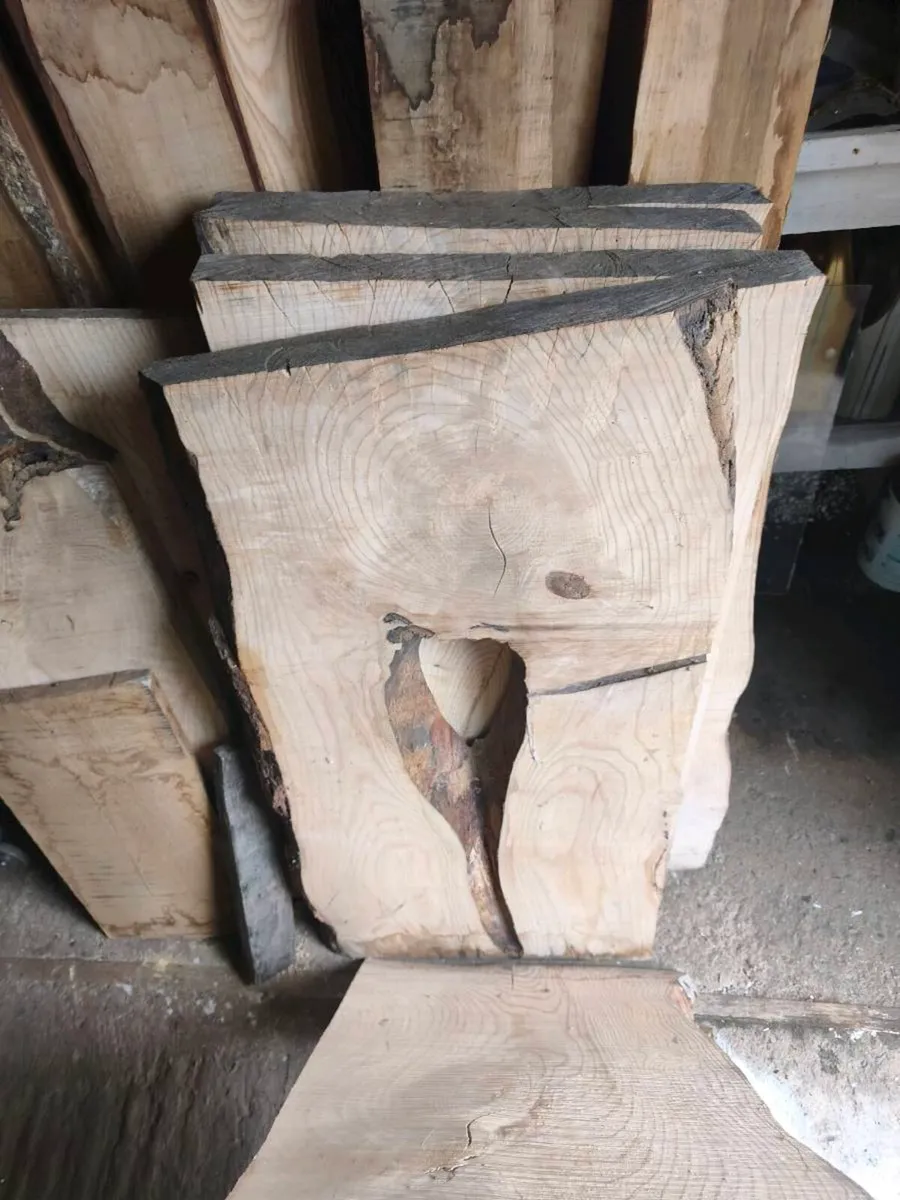 Timber planks ash and oak. - Image 2