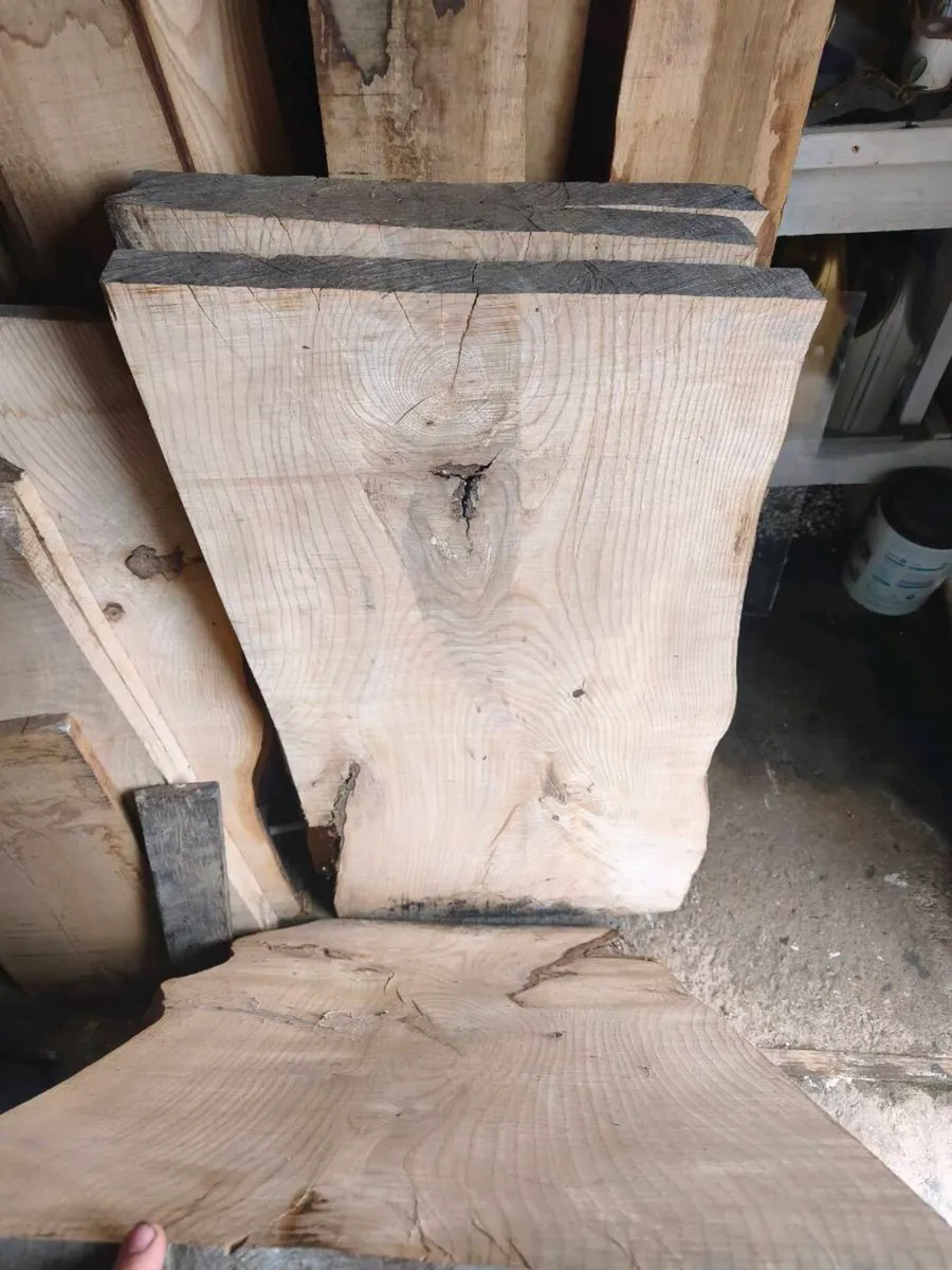 Timber planks ash and oak. - Image 3