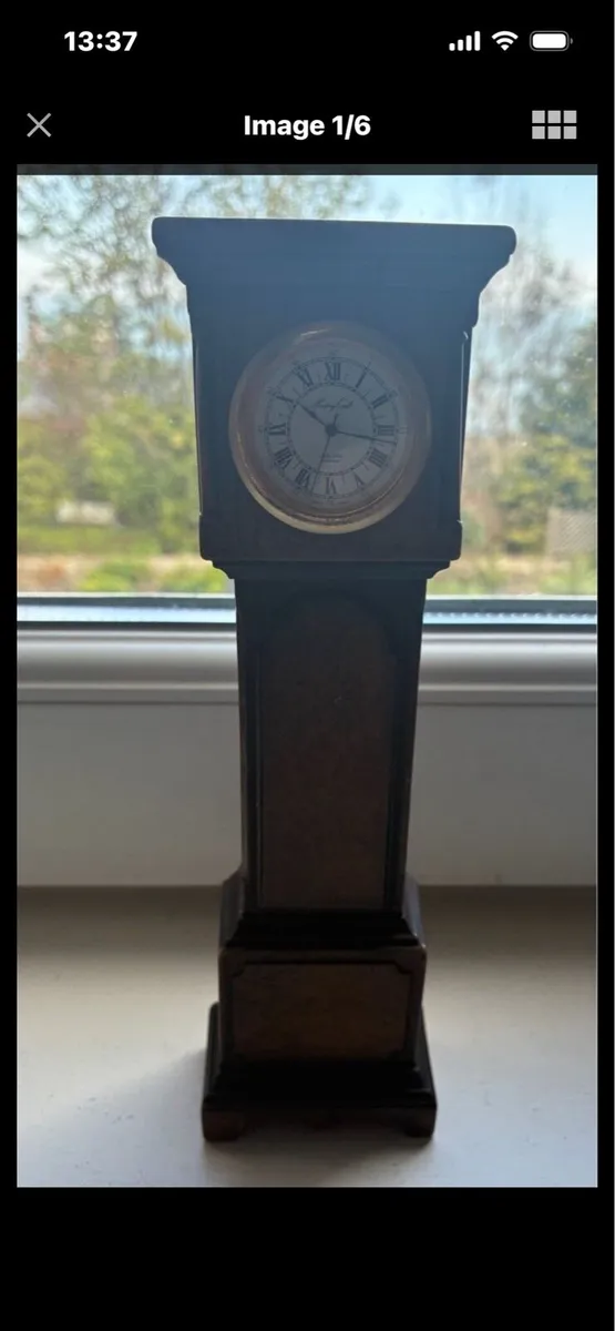 Vintage Miniature Grandfather Clock - Image 2