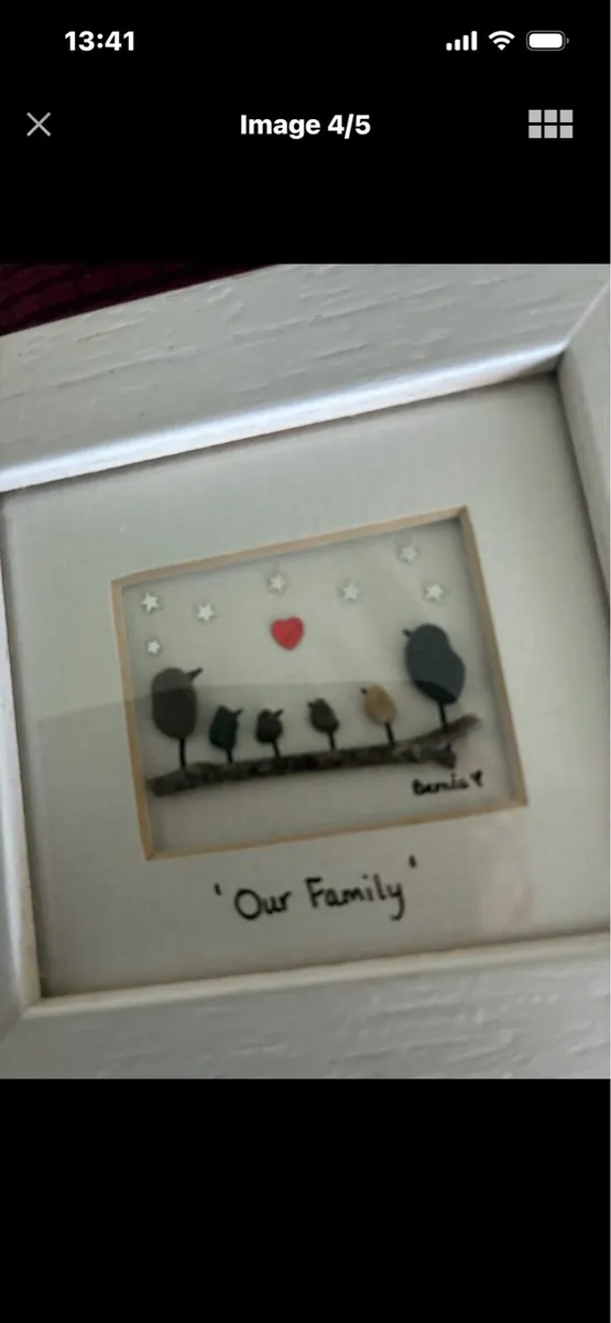‘Our Family’ Framed Stone Artwork - Image 4