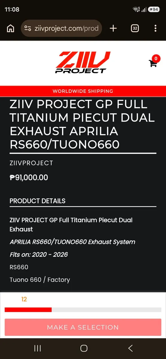 Exhaust system ZIIV PROJECT ZR TITANIUM - Image 2