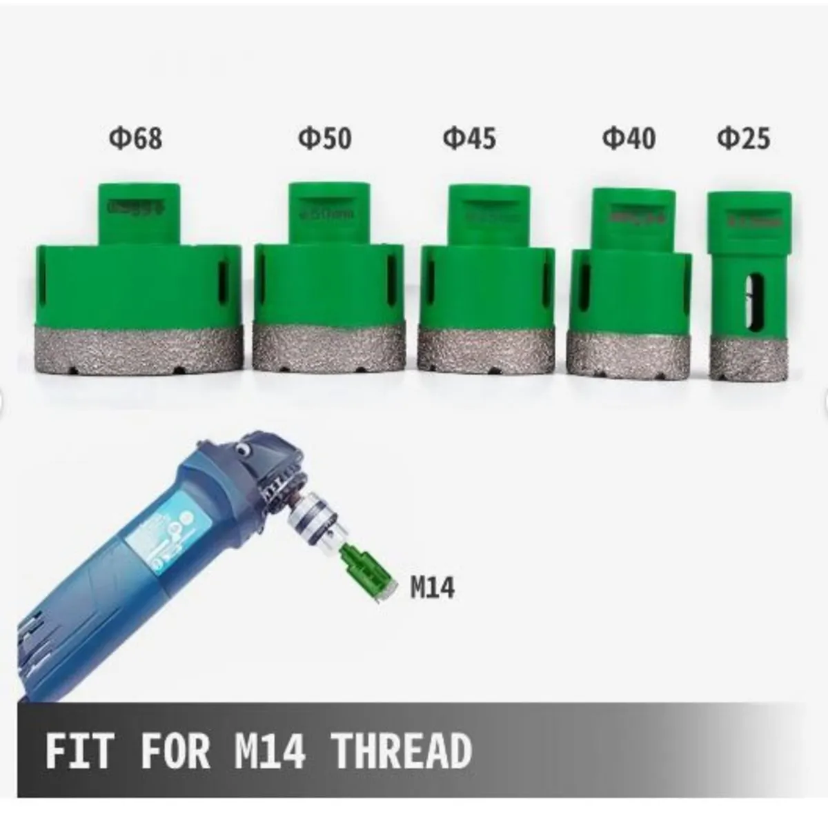 5 Pcs Diamond Hole Saw Set Diamond Drill Core - Image 4