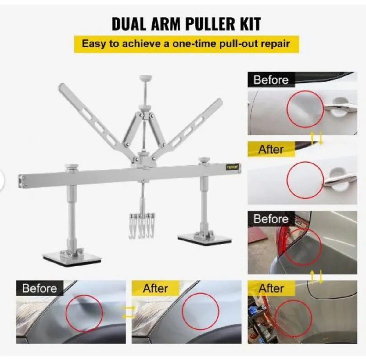 Dent Pull Lever Bar Kit Fit for Aluminum - Image 2