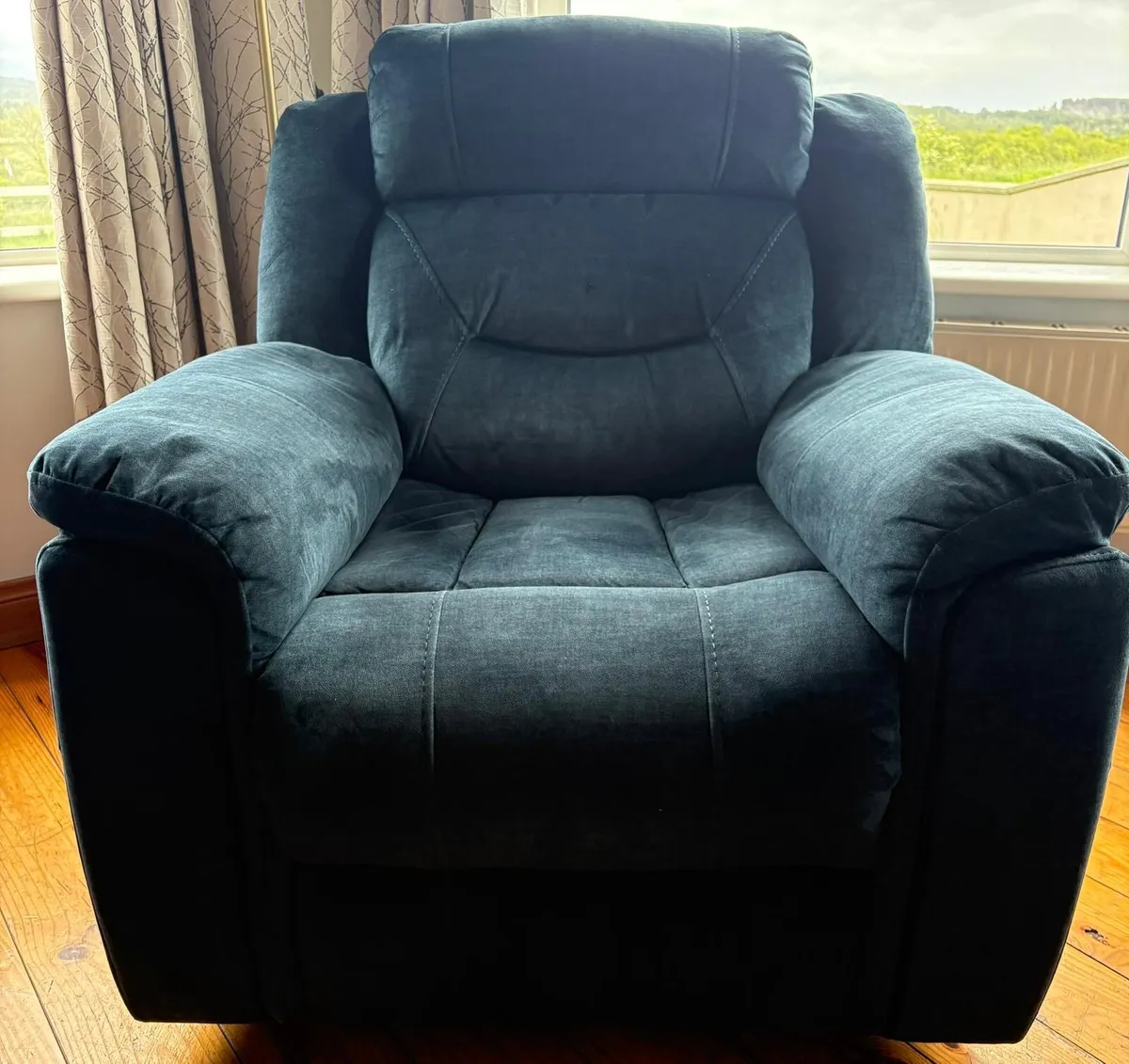Teal couch suite - Image 1