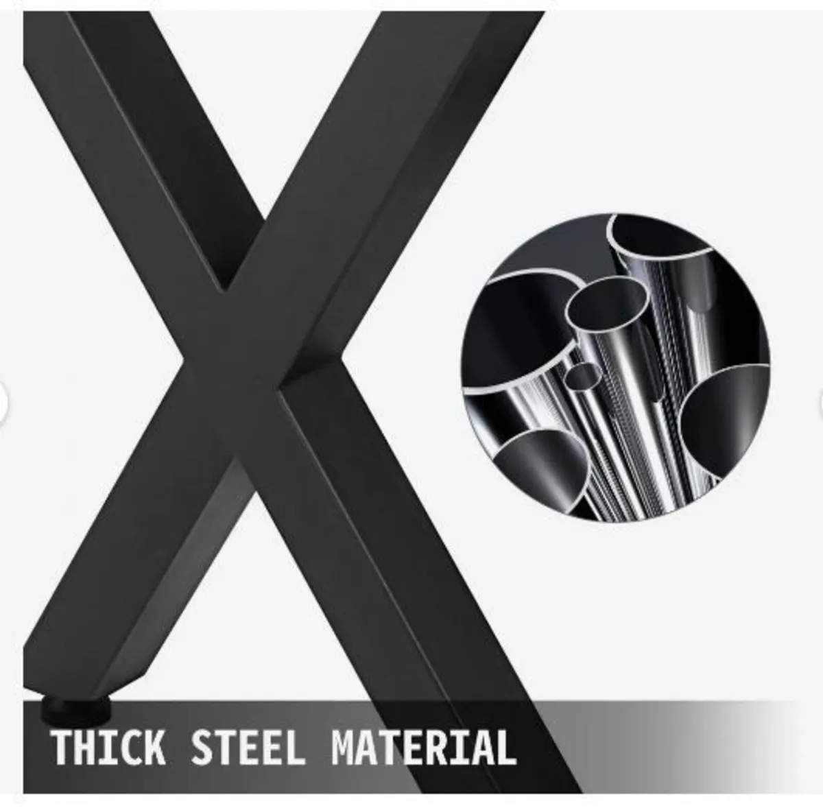 Metal Table Legs 28.3 x 23.6 Inch - Image 2