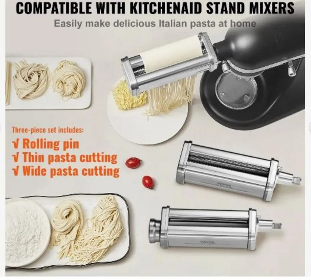 Pasta Attachment for KitchenAid Stand Mixer - Image 2