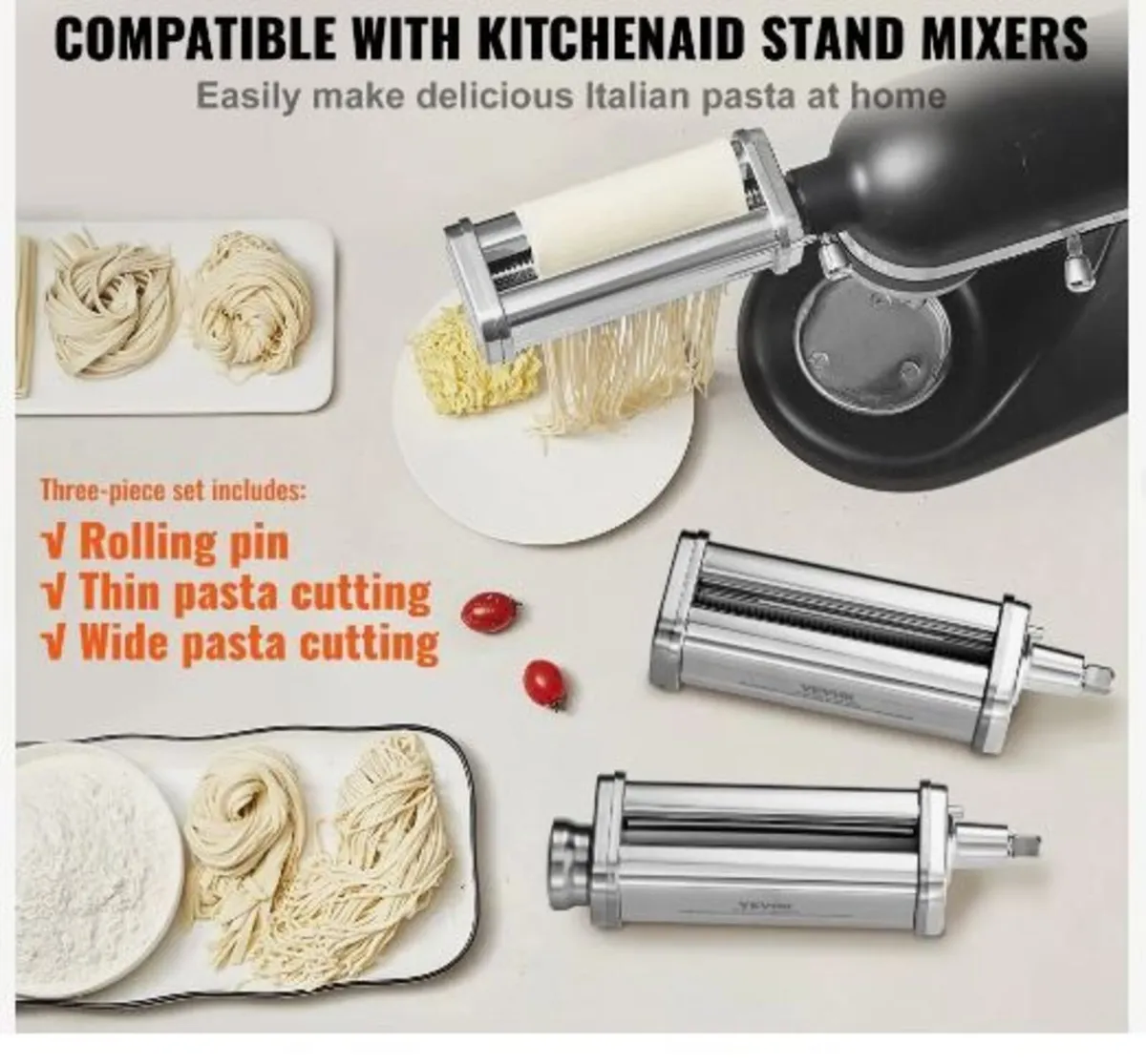 Pasta Attachment for KitchenAid Stand Mixer - Image 4