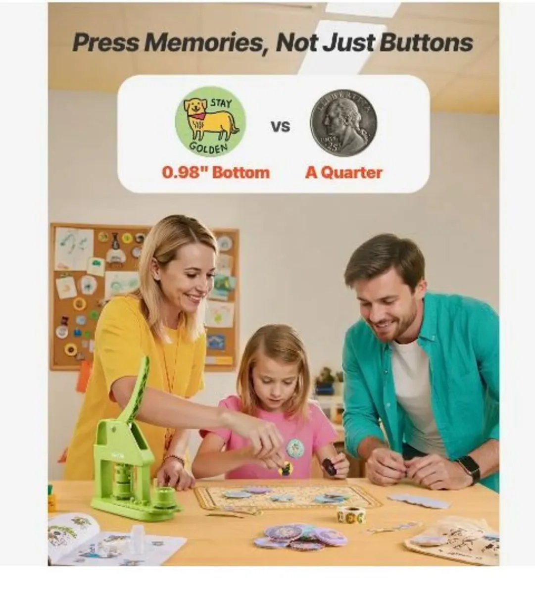 Button Maker Machine, 25 mm - Image 4