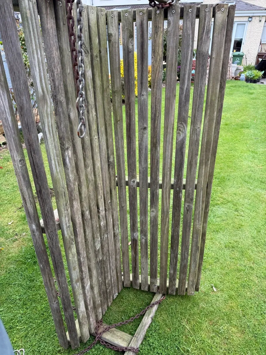 Wooden Garden swing - Image 3