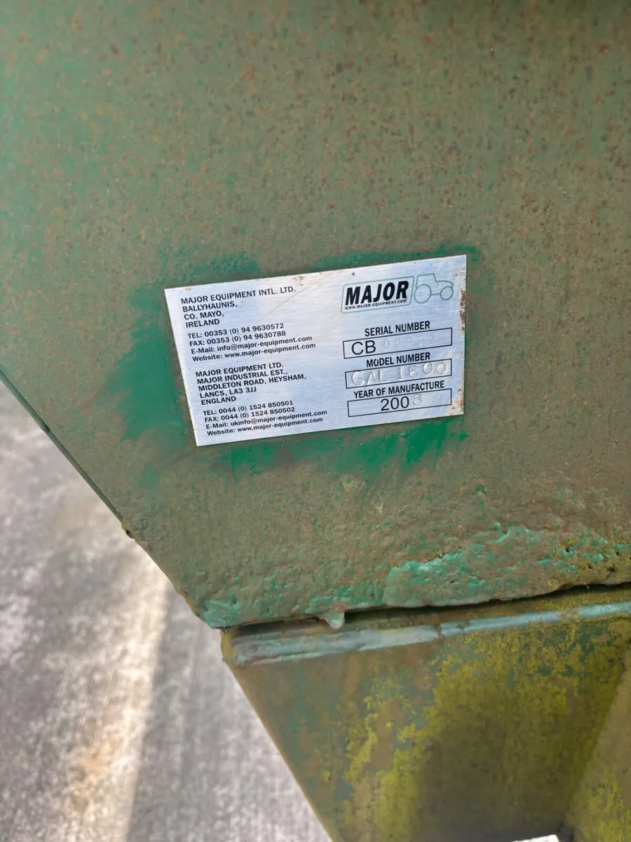 1600 Gallon Major tank - Image 2