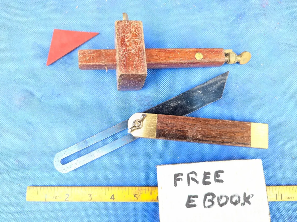 Mortice Gauge & Carpenters Bevel - Image 2