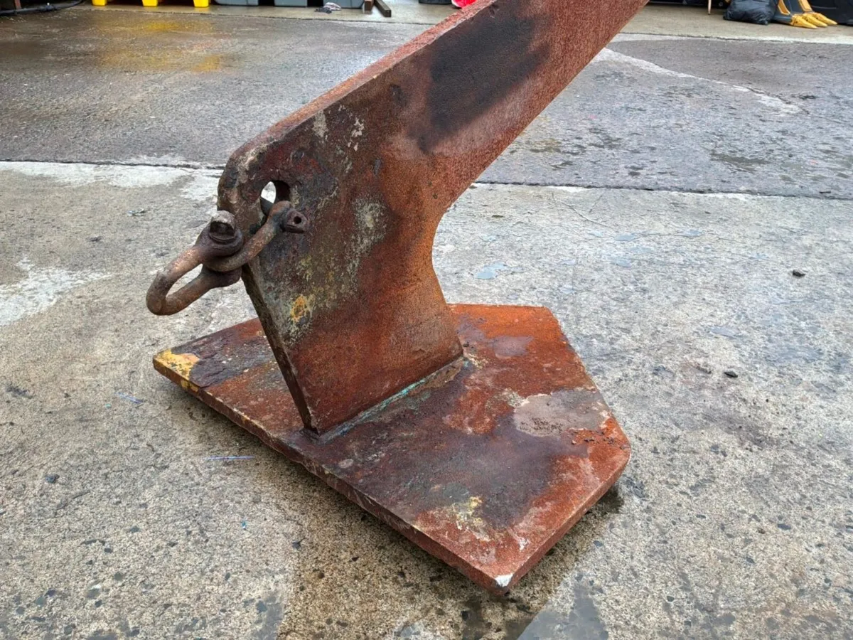 OLD CAST IRON SHIP ANCHOR......LARGE.......4111/2 - Image 4