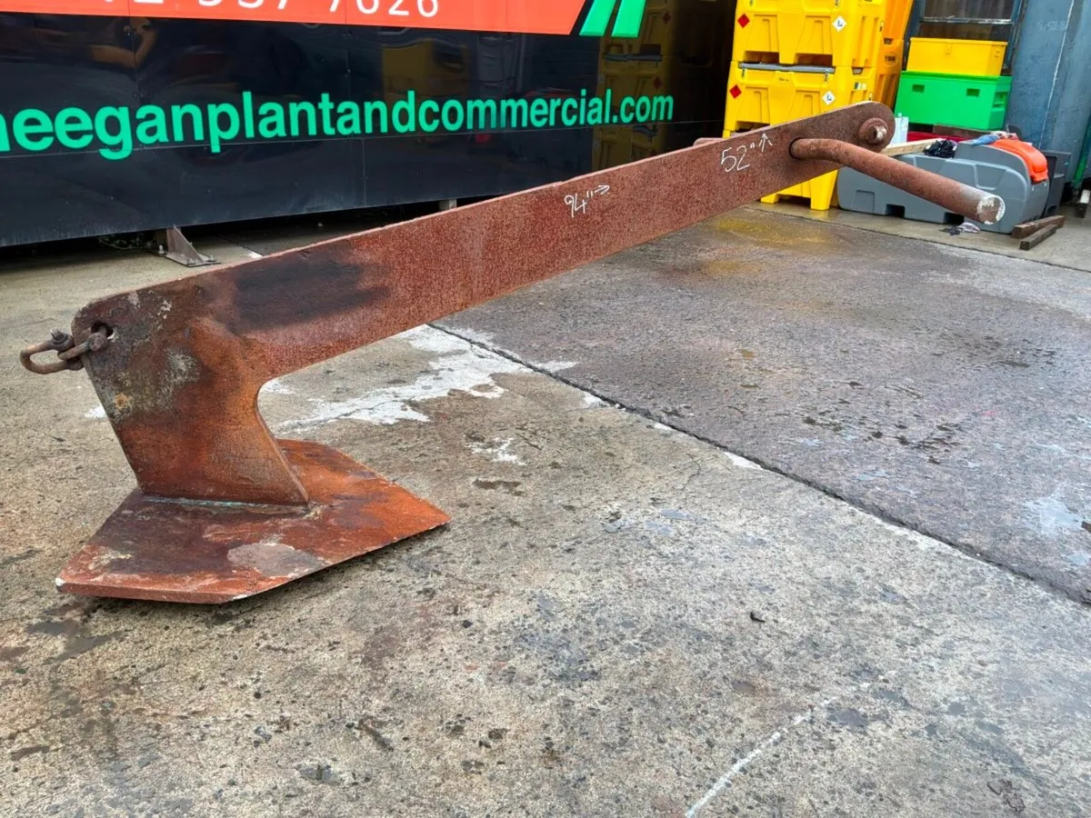 OLD CAST IRON SHIP ANCHOR......LARGE.......4111/2 - Image 2