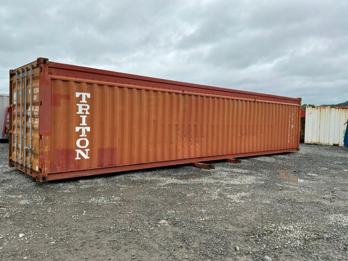 40ft OPEN TOP SHIPPING CONTAINER........1185 - Image 1