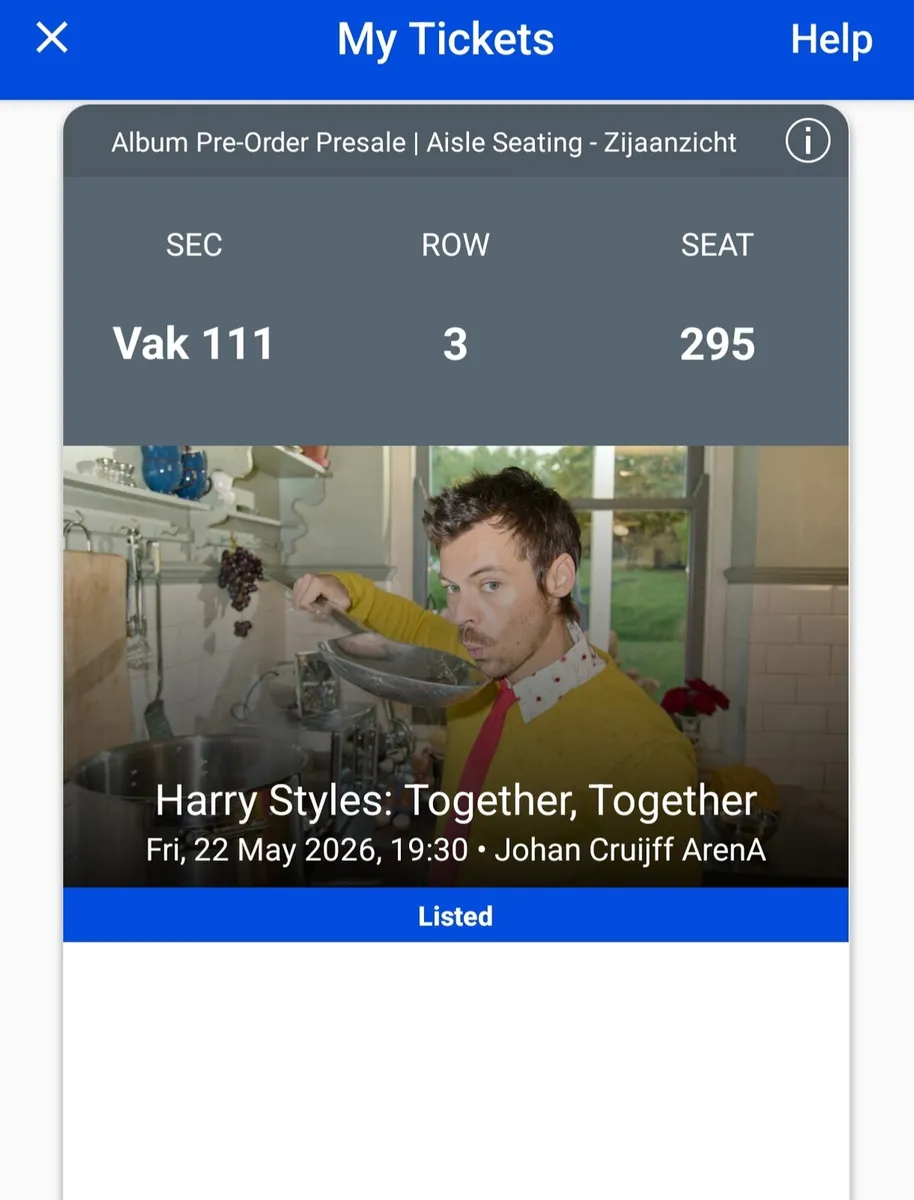 Harry styles tickets - Image 2