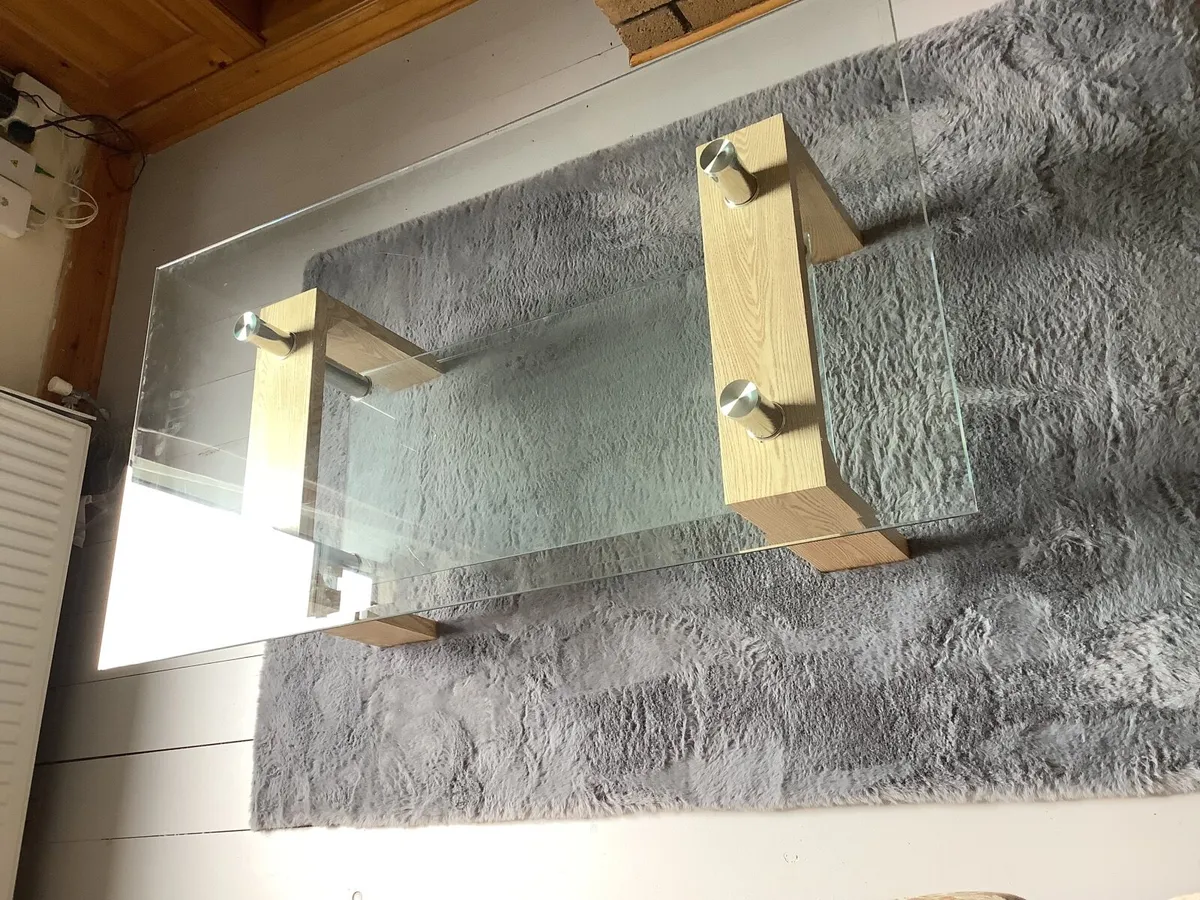 Glass coffee table - Image 3
