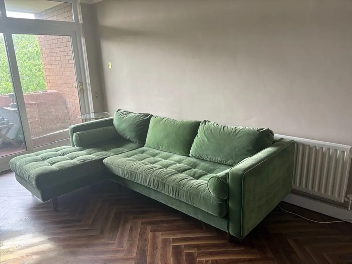 Green couch for sale - Image 3