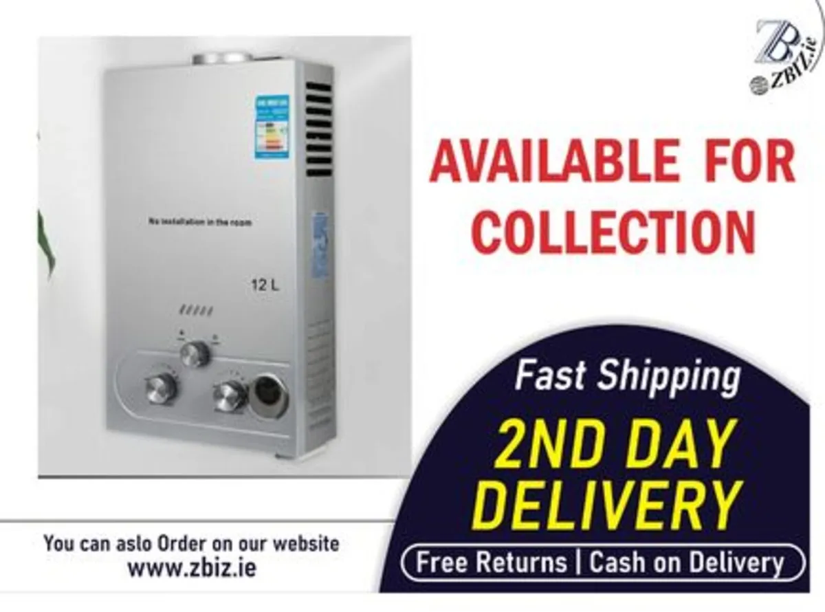 12L LPG Instant Water Heater For Outdoor / Camping - Image 1
