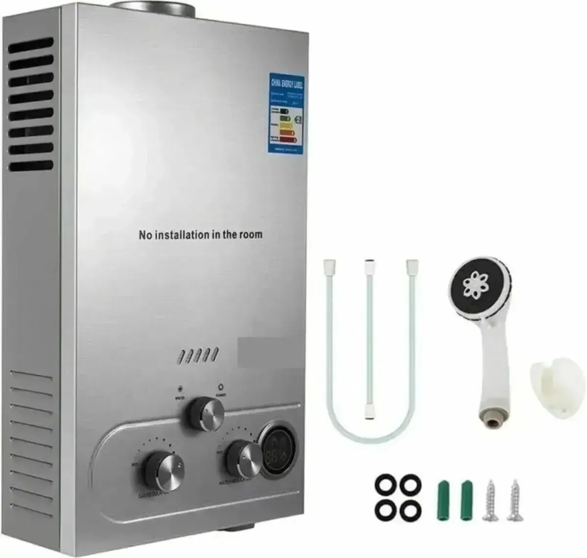 12L LPG Instant Water Heater For Outdoor / Camping - Image 2