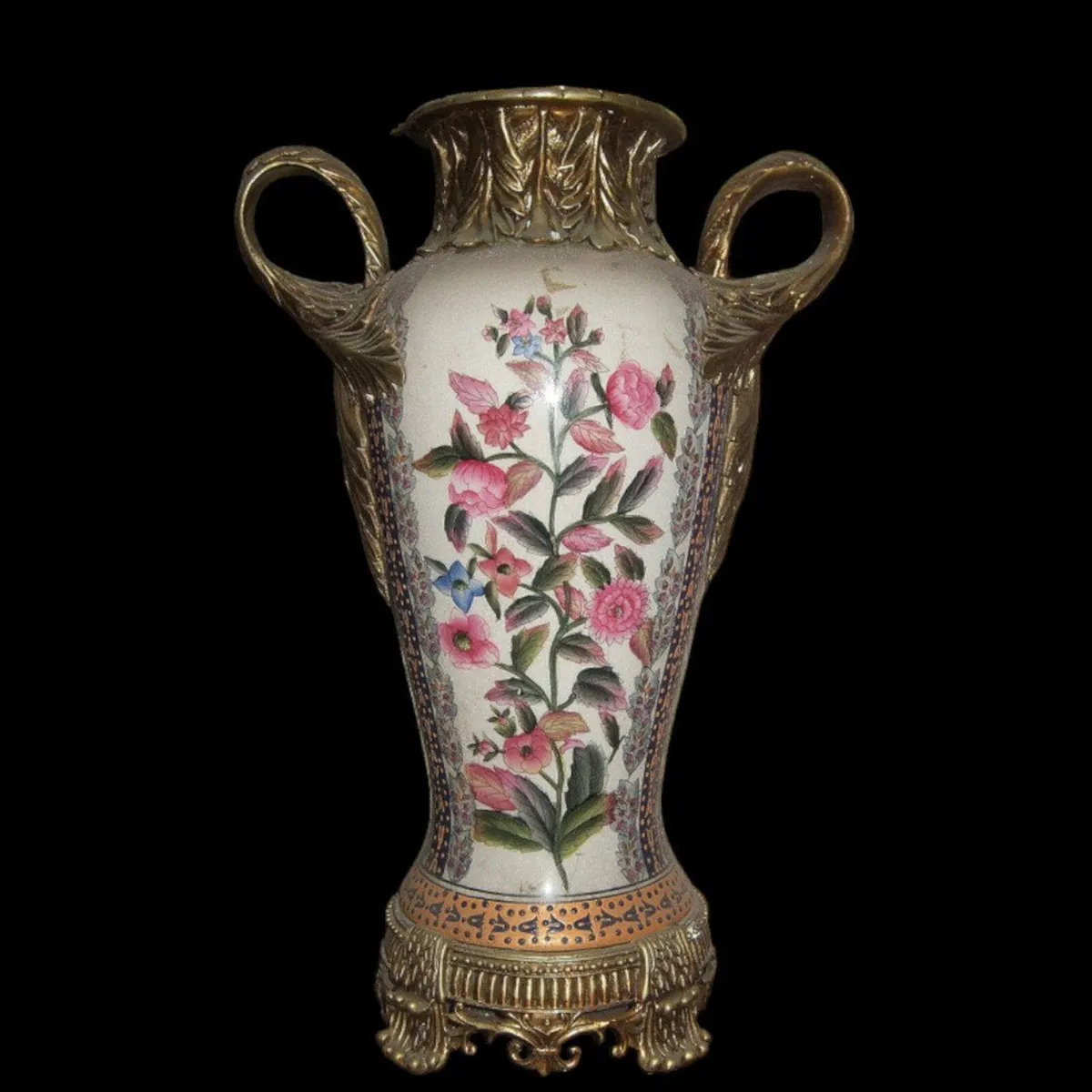 Pair Of Vintage Japanese Decorative 'Floral'Vase's - Image 4
