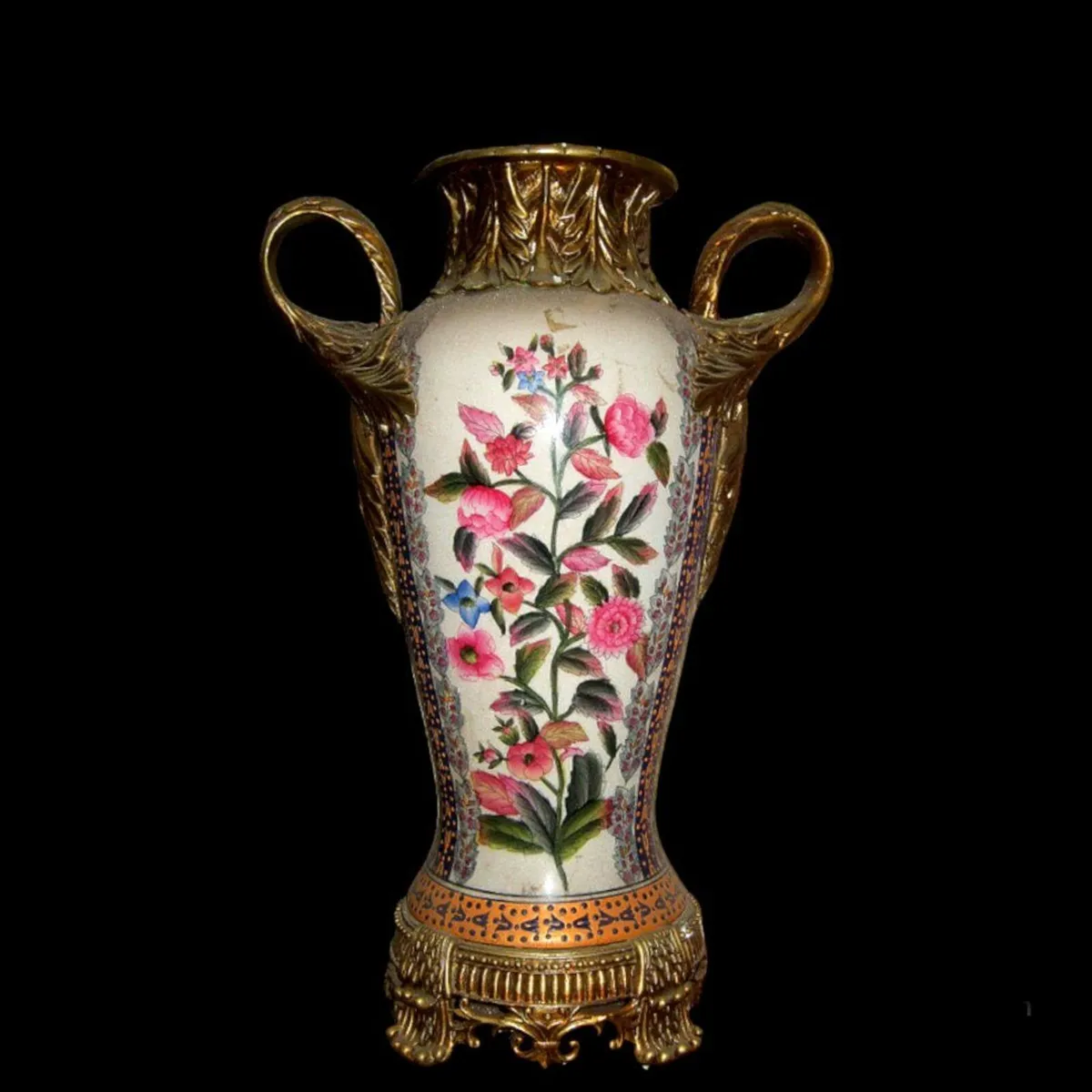 Pair Of Vintage Japanese Decorative 'Floral'Vase's - Image 2
