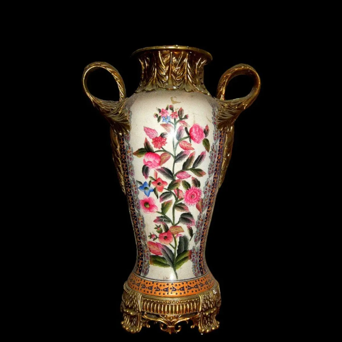 Pair Of Vintage Japanese Decorative 'Floral'Vase's - Image 3