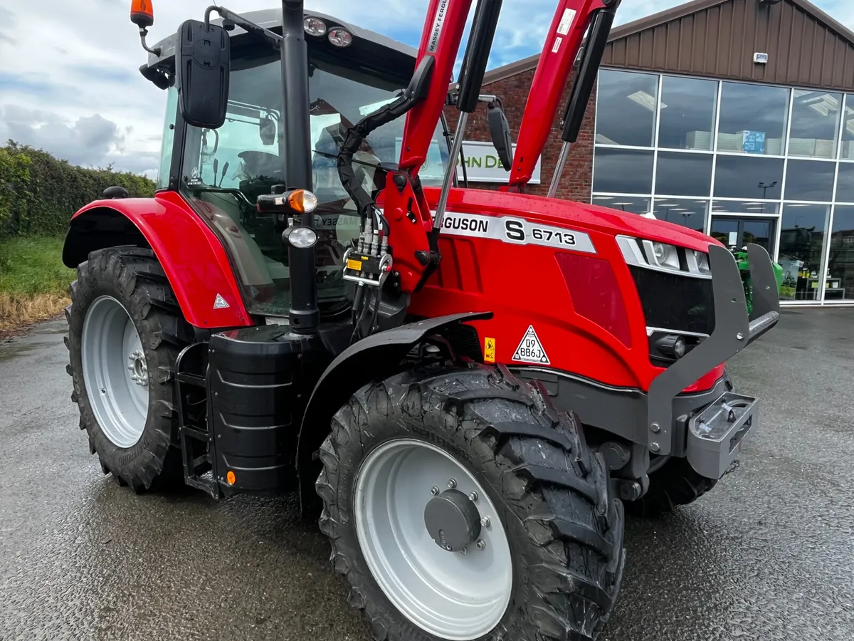 MF 6713s + Loader - 50KPH - No Vat - Image 3