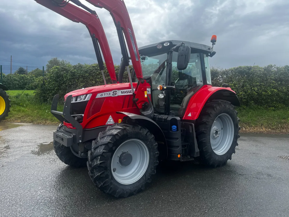 MF 6713s + Loader - 50KPH - No Vat - Image 1
