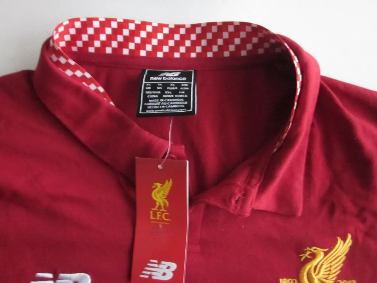 Liverpool FC New Balance Polo Shirt XL New - Image 4