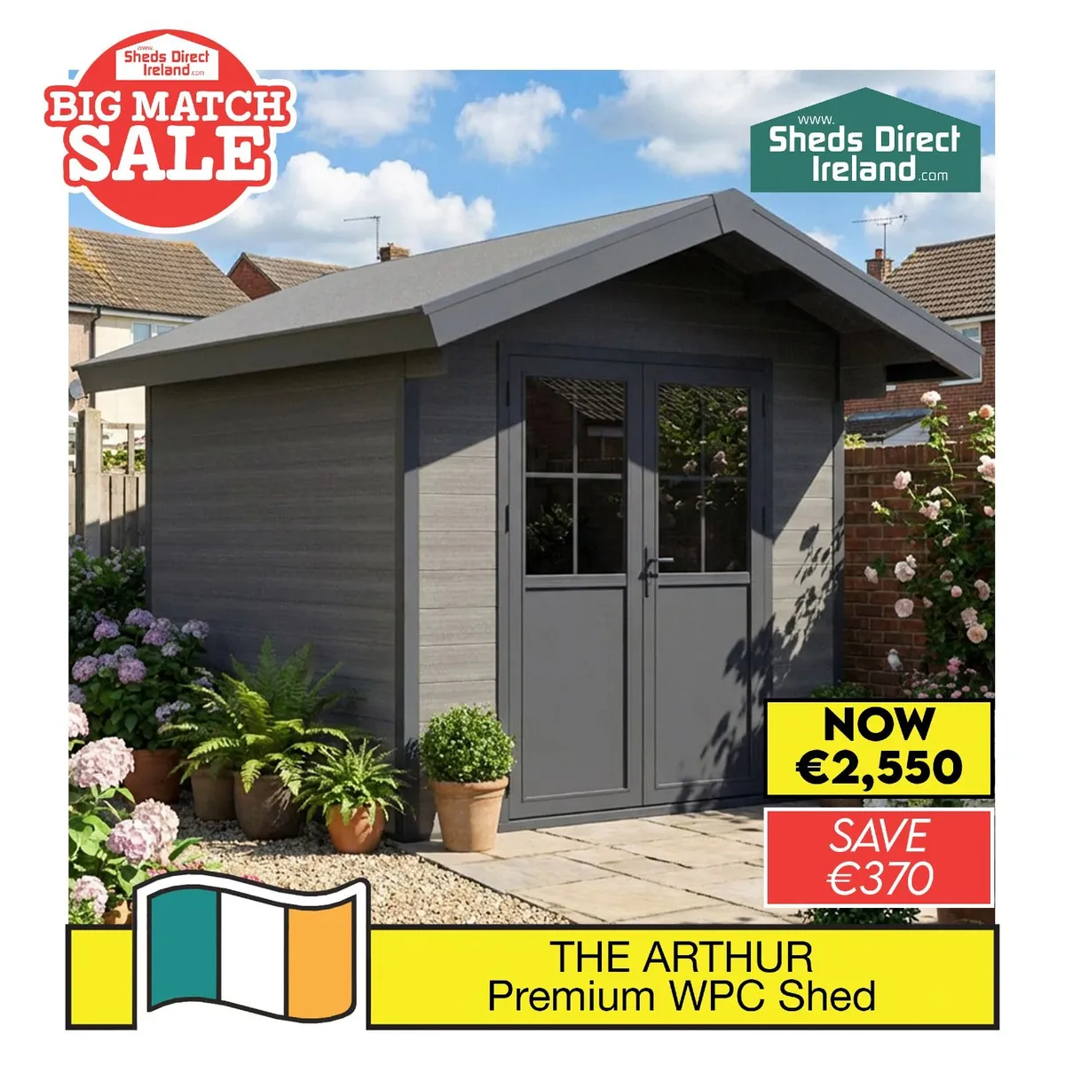 Wood Composite Garden Shed - Image 1