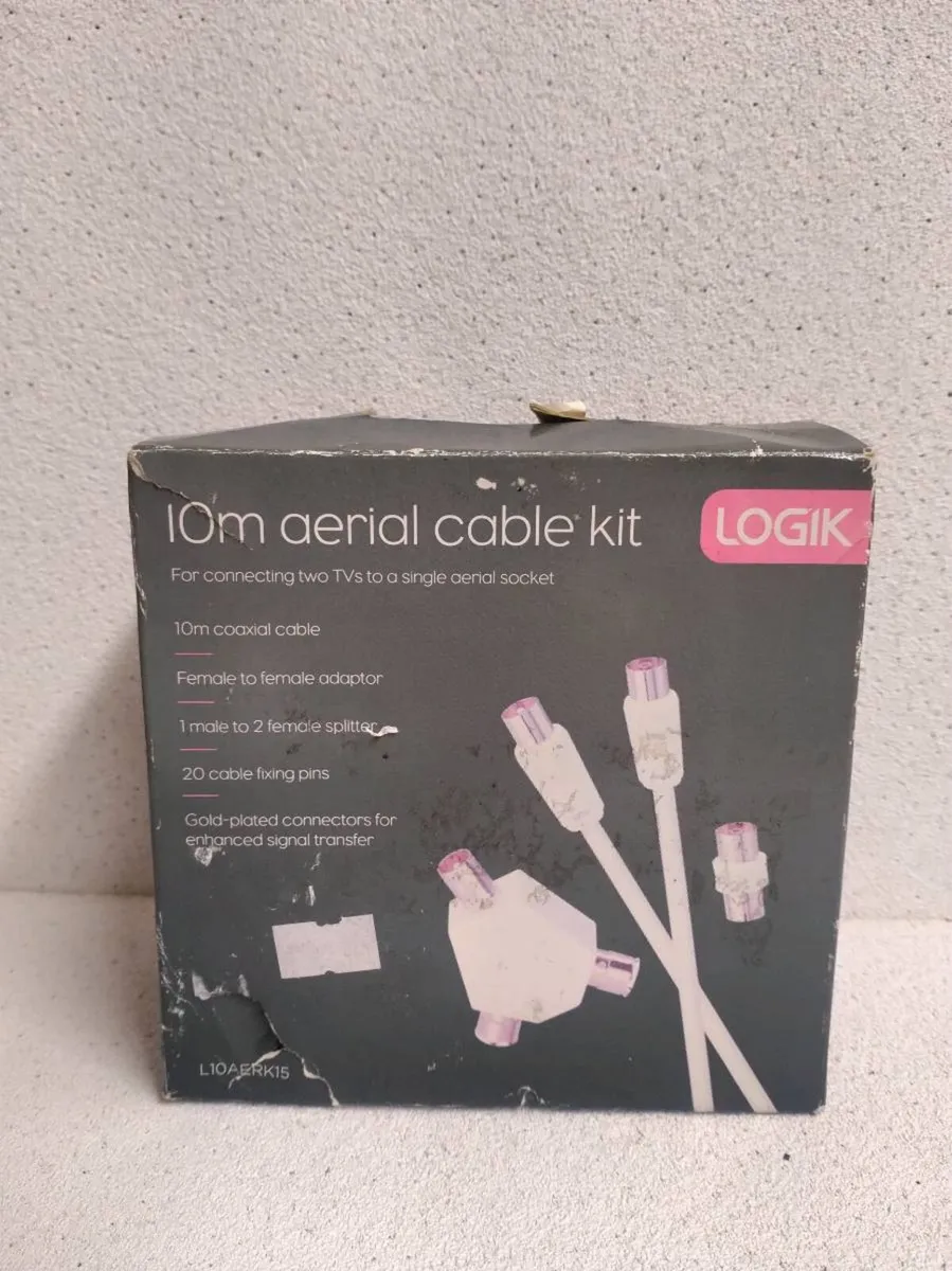 Logik 10m aerial cable kit