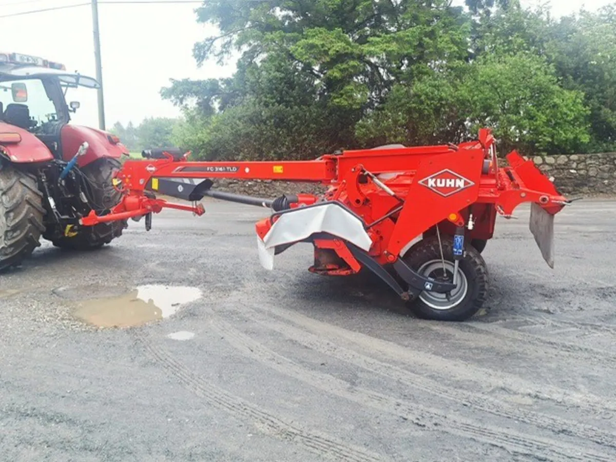 2021 Kuhn FC 3161TLD Trailed Conditioner Mower - Image 4