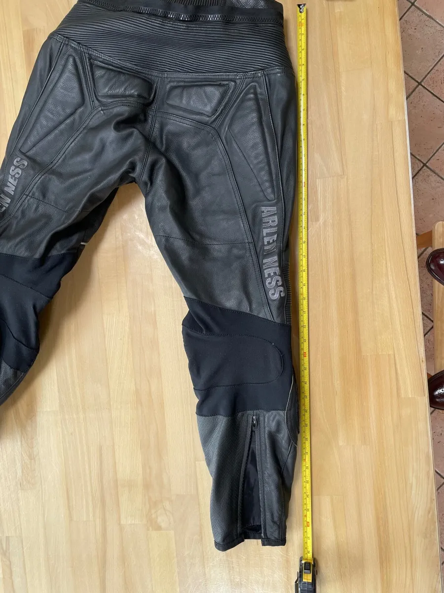 Leather Motorcycle Trousers - Image 2