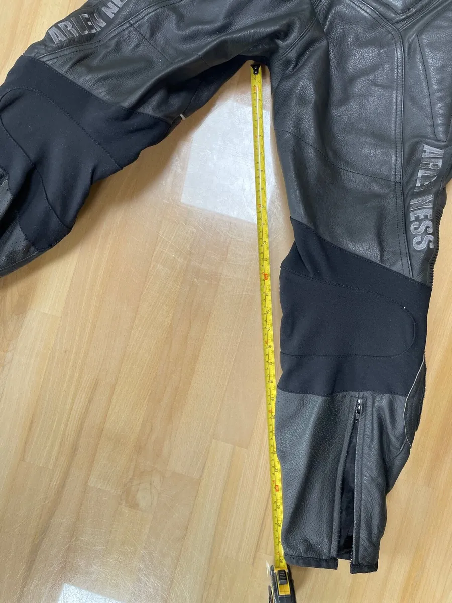 Leather Motorcycle Trousers - Image 4