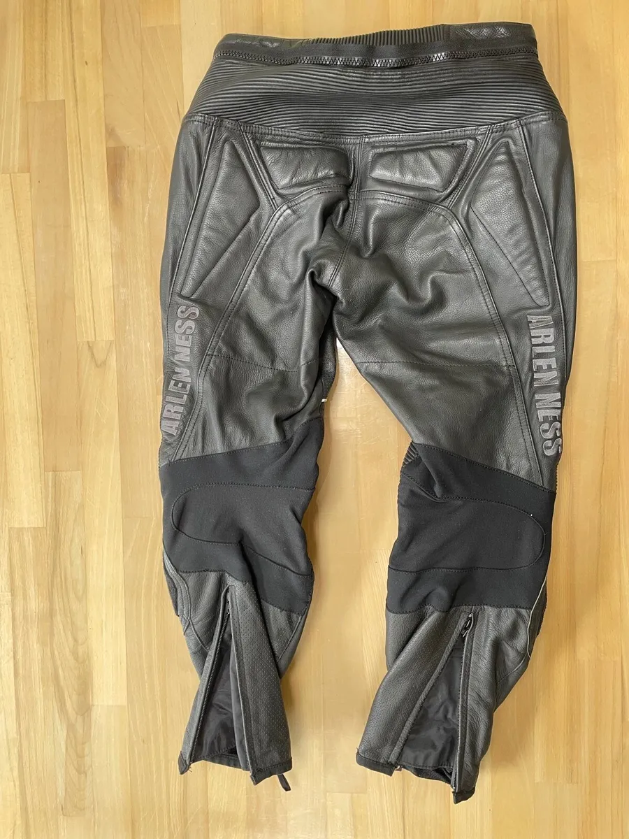 Leather Motorcycle Trousers - Image 3