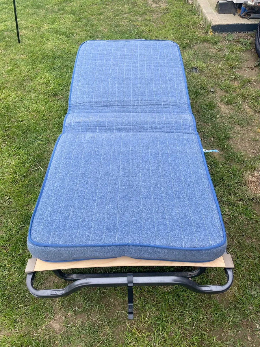Folding guest bed with mattress - Image 1