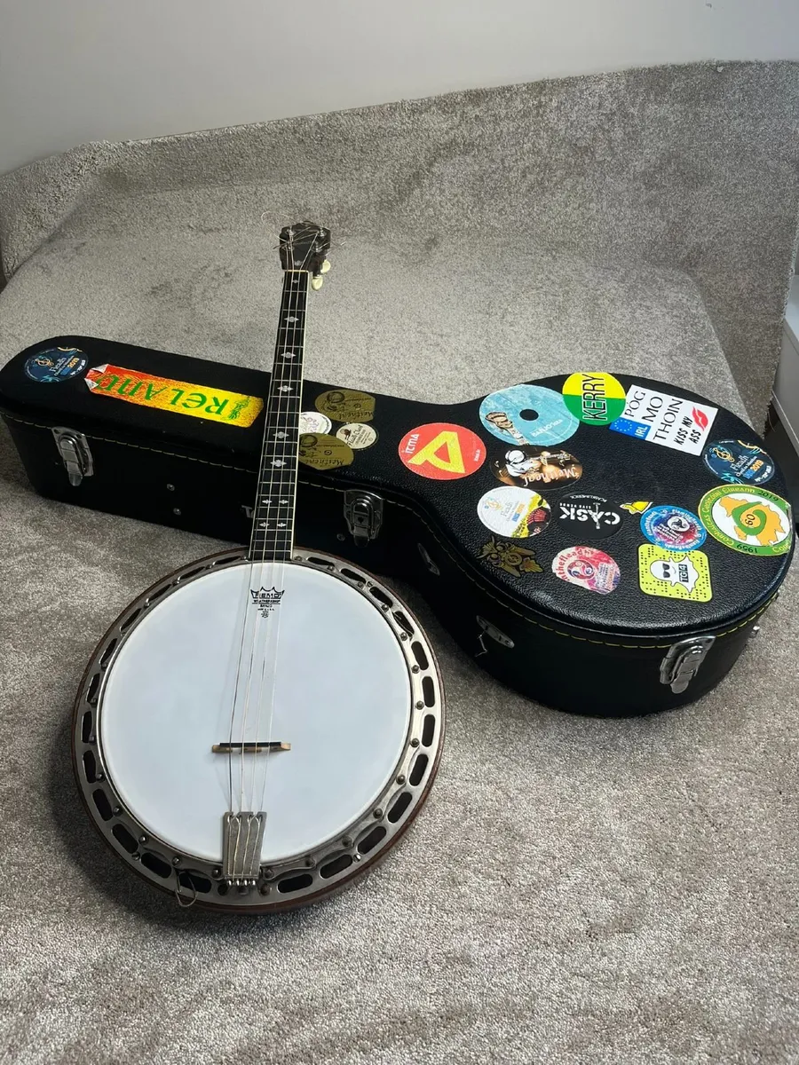 Vintage Ludwig Kingston 4 String Tenor Banjo with - Image 1