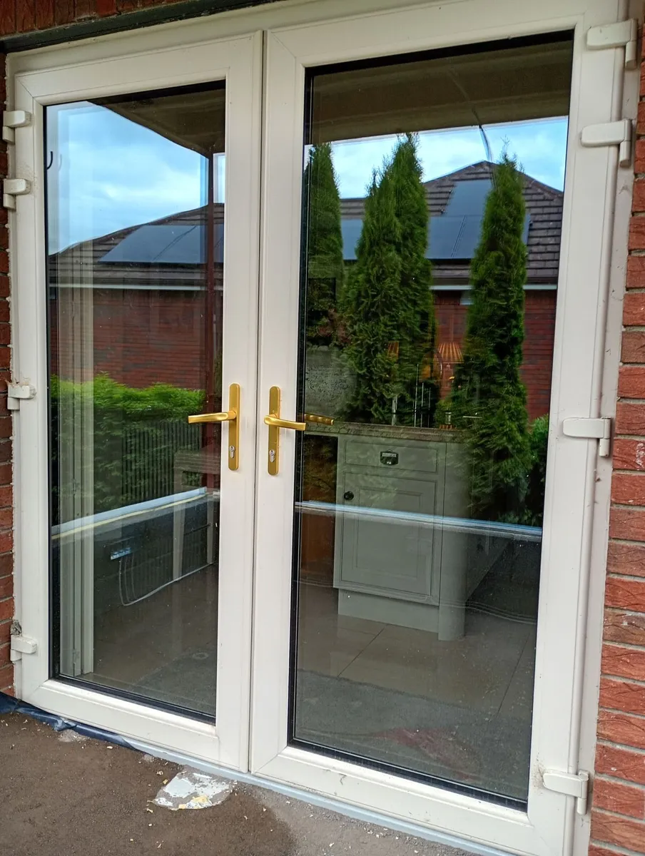 Triple glazed french double doors - Image 1