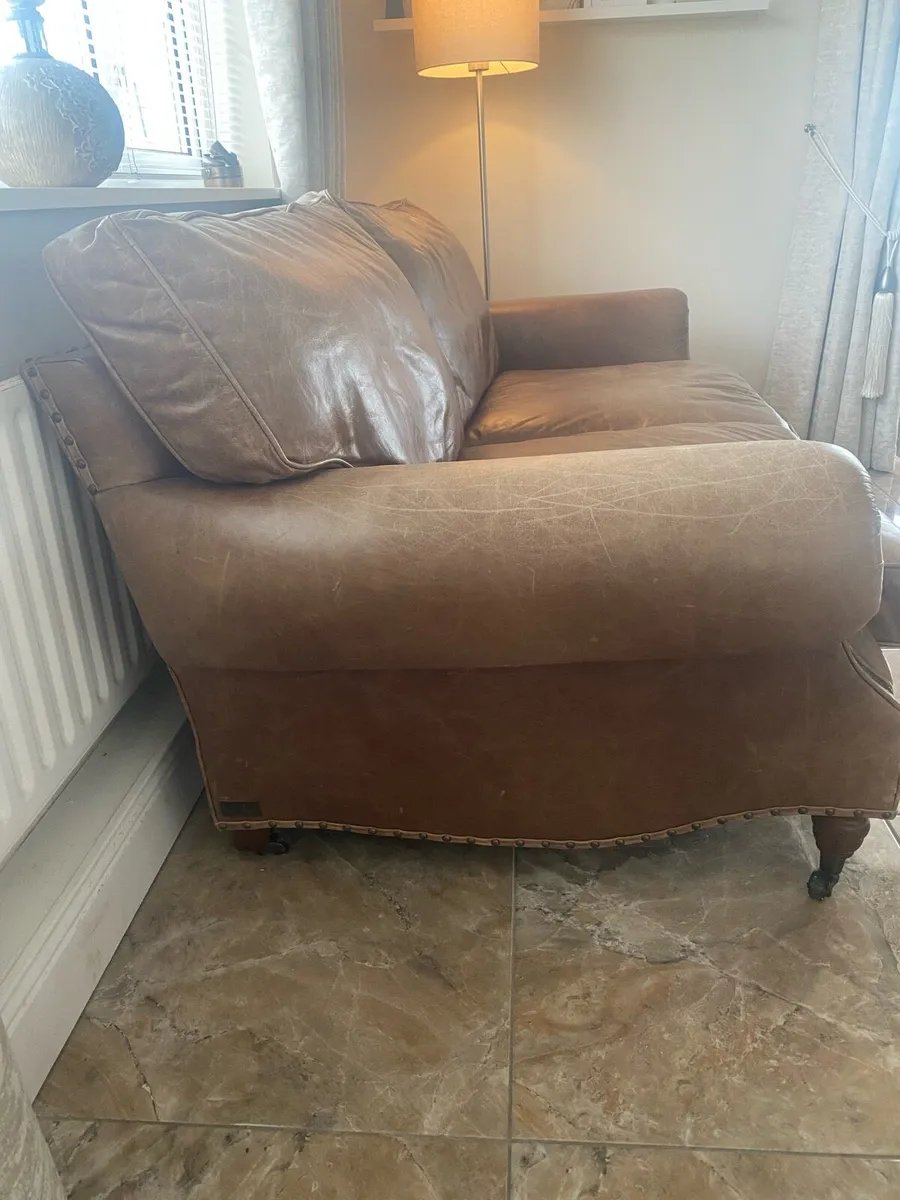 Vintage Leather Couch - Image 3