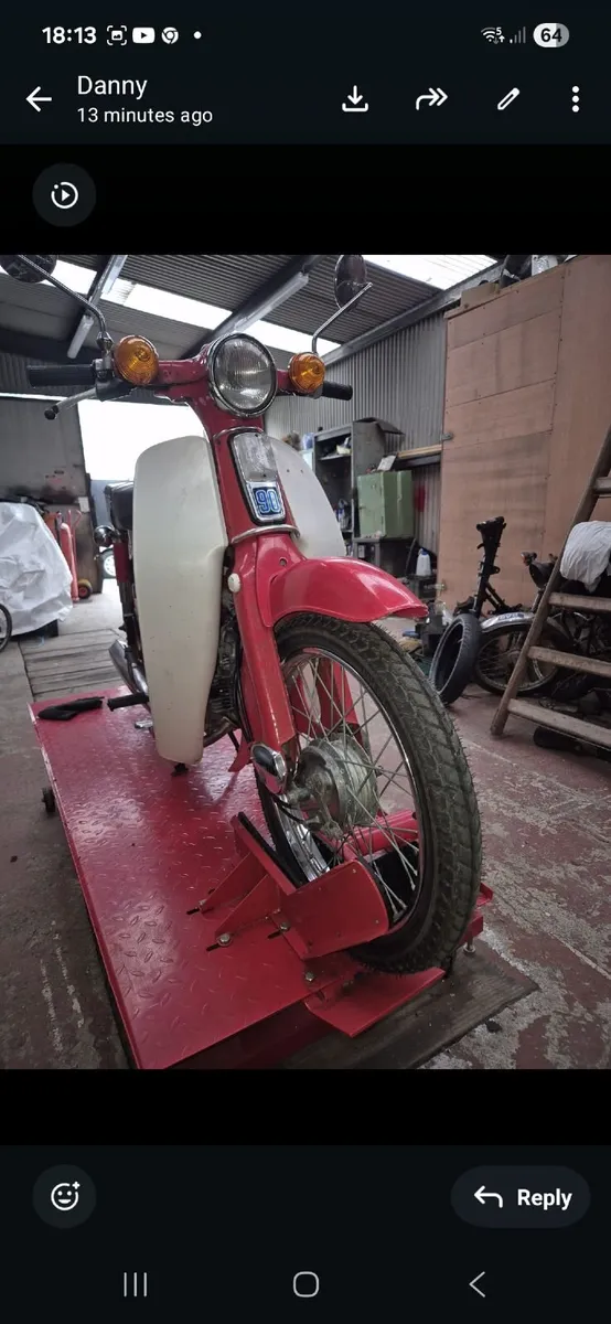 1982 Honda C90 Cub 6 volt Uk Reg LGB90Y - Image 2
