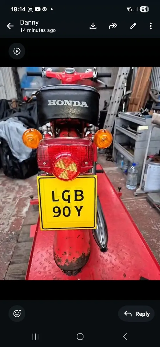 1982 Honda C90 Cub 6 volt Uk Reg LGB90Y - Image 4