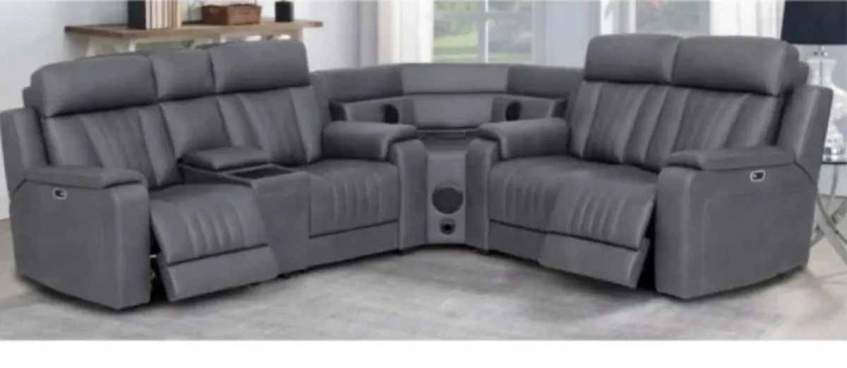 Angelo Sectional Slate / Built in Speakers - Image 2