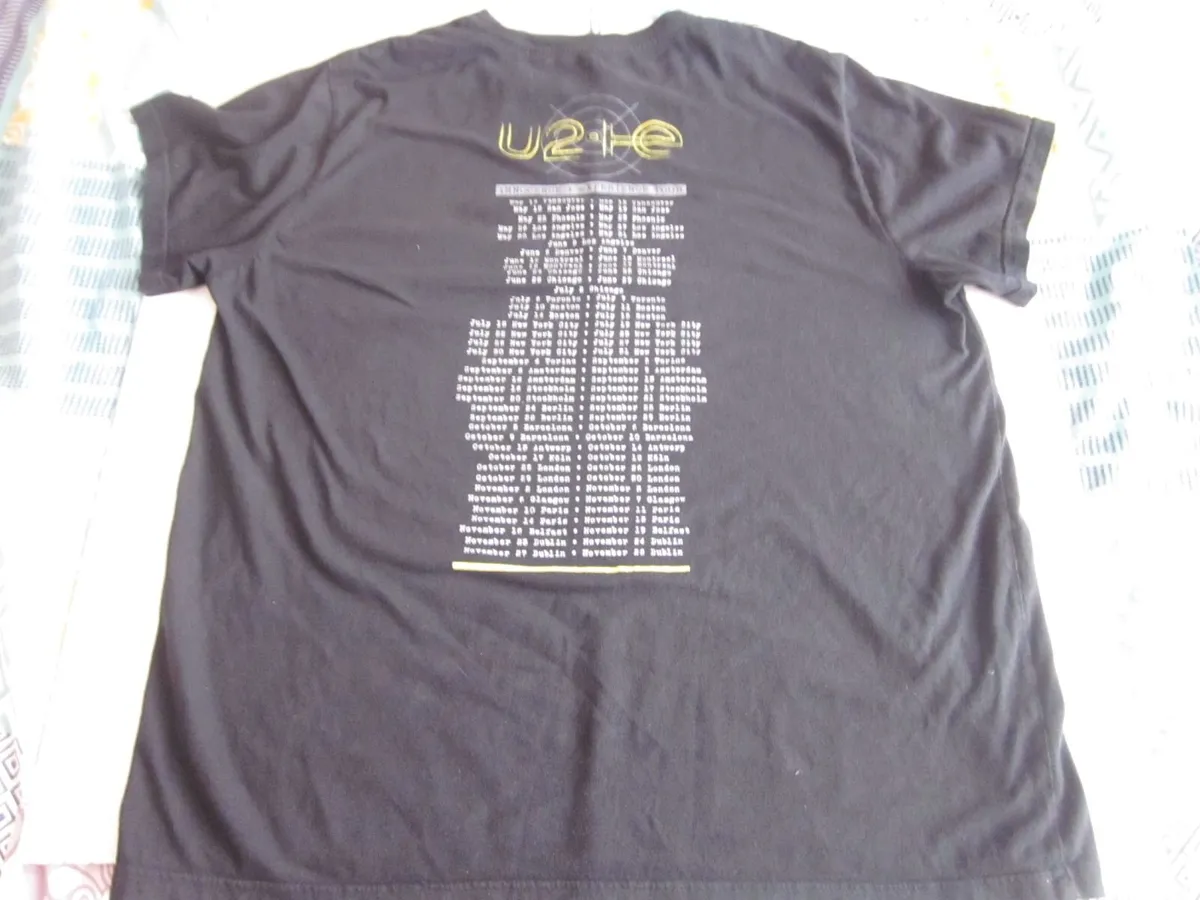 U2 Innocence + Experience Tour 2015 Black T Shirt - Image 2