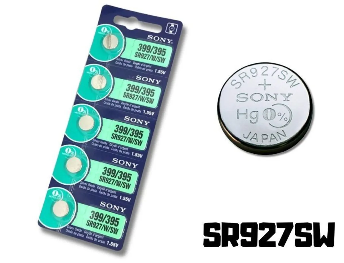 Sony AG7 SR927SW LR927 5PCS Watch Batteries - Image 1